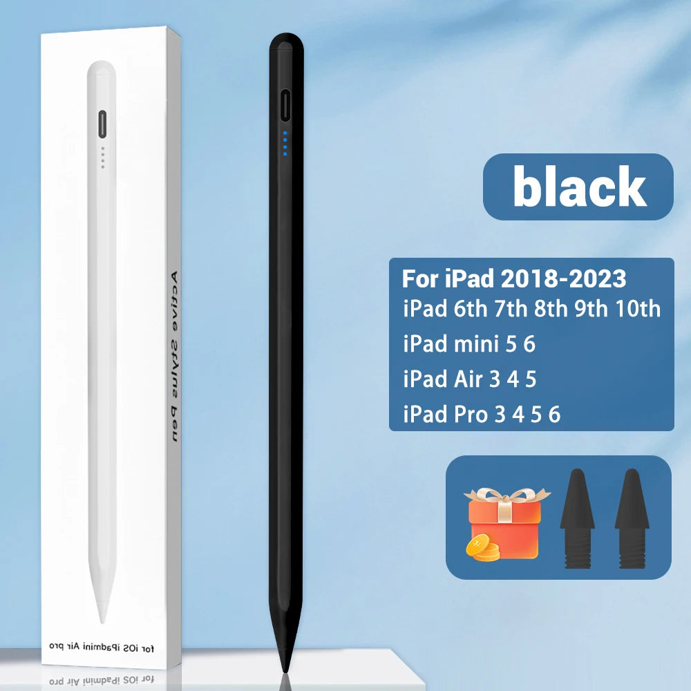 For iPad Pencil 2 1 Palm Rejection Power Display iPad Accessories iPad 2022 2021 2020 2019 2018 Pro 11 12.9 Air Mini Stylus Pen