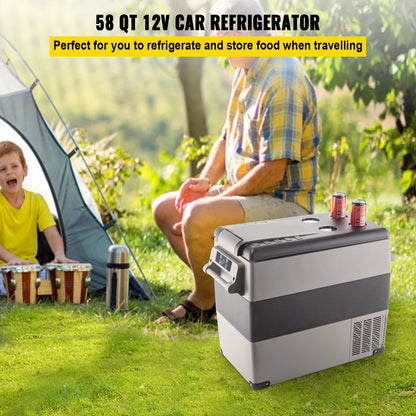 SucceBuy 20L 22L 35L 45L 55L Car Refrigerator Mini Fridge Freezer Portable Compressor Cooler 12/24V Ice Box for Camping