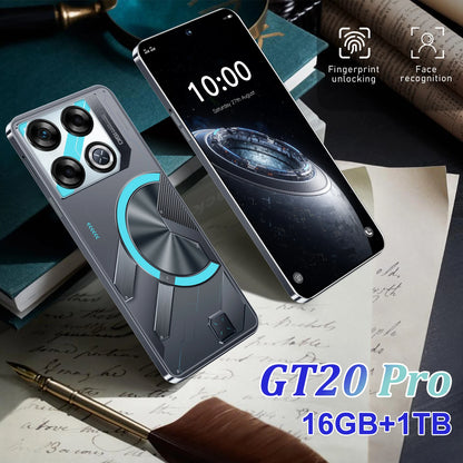 OEM Smart Phones Used GT20 Pro 5G Android Smartphone with 144Hz Refresh Rate Dual Sim 256GB 128GB Storage Flip Design-for Gaming