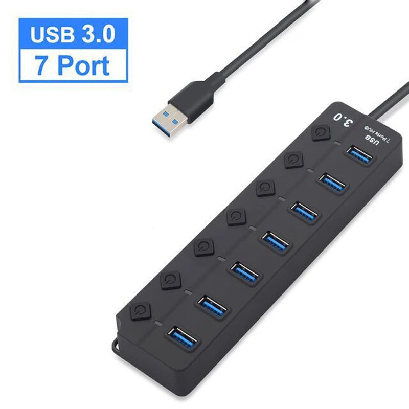 4/7 Port USB 3.0 Hub