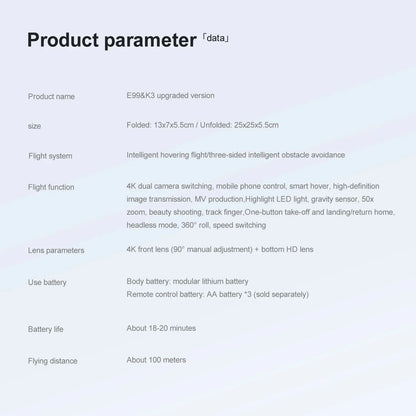 4K/8K Professional Drone with FPV, GPS, and Obstacle Avoidance for Aerial Photography. Best Selling UAV Quadcopter.