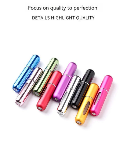 5/8ml Portable Perfume Atomizer Liquid Container For Cosmetics Mini Aluminum Spray Alcochol Empty Refillable Bottle