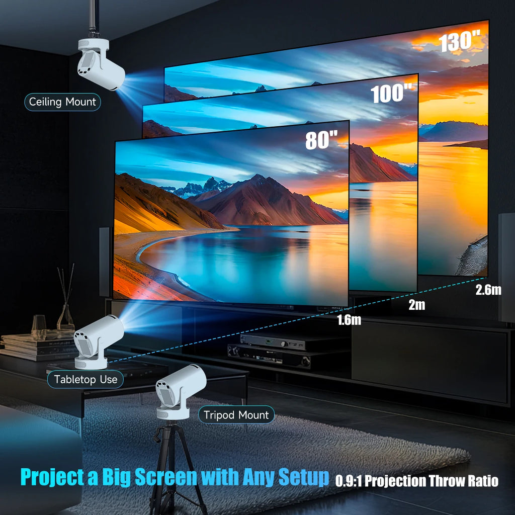 HY300 Pro+ 4k Projector