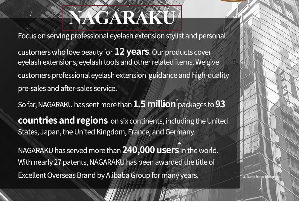 NAGARAKU Automatic Flowering W Shape Bloom 3D 4D 5D 6D 7D 8D Premade Fans Speed Eyelash Extensions Natural Soft Light Full Dense