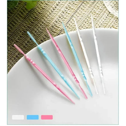 Portable ultra-fine toothpicks, disposable family box, double-head high-end personalized creative fruit sticks