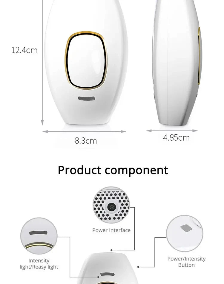 Body Bikini IPL 500,000 Flash Depilator Pulses Permanent Laser Epilator Painless For Women Hair Removal Home Use Devices