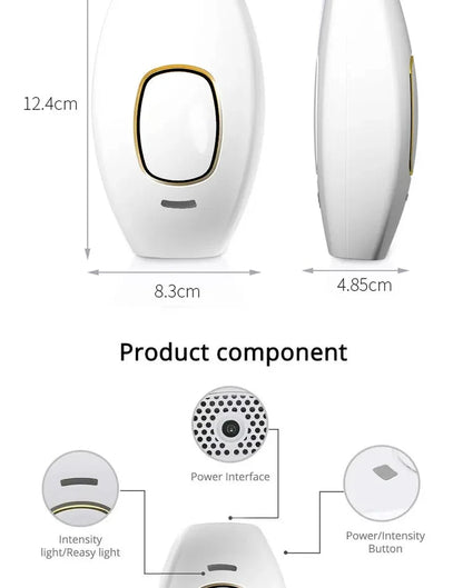 Body Bikini IPL 500,000 Flash Depilator Pulses Permanent Laser Epilator Painless For Women Hair Removal Home Use Devices