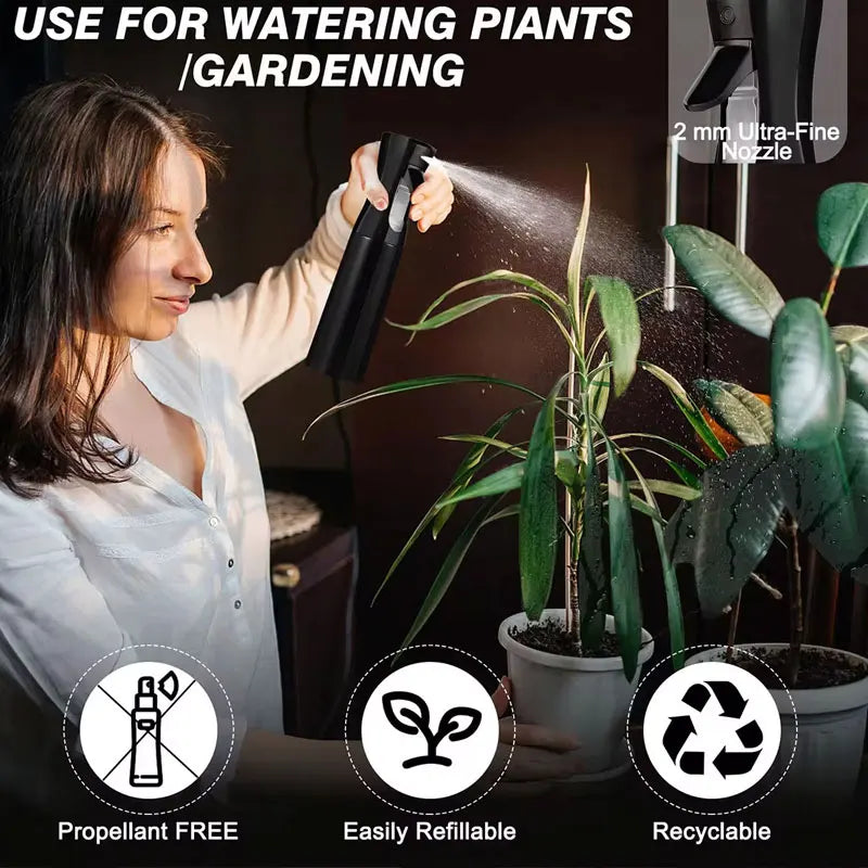 【Hot sales】Hair Salon Hair Spray Bottle Water Bottle Hair High Pressure Sprayer Continuous Atomization Water Flower