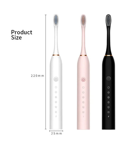 Automatic Electric Toothbrush Six-Speed Adult & Children's Universal Soft Bristle Charging Smart Toothbrush for All Ages