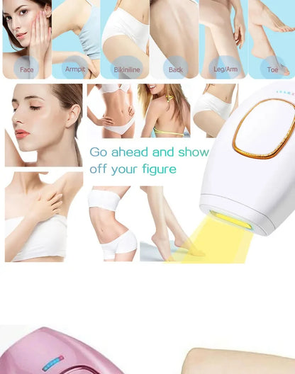 Body Bikini IPL 500,000 Flash Depilator Pulses Permanent Laser Epilator Painless For Women Hair Removal Home Use Devices