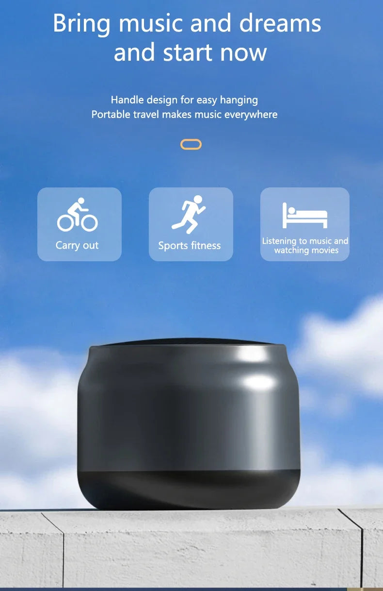 K30 Portable Bluetooth Wireless Speaker Waterproof USB Outdoor Loudspeaker Music Surround Bass Box Speakers For thinkplus IOS