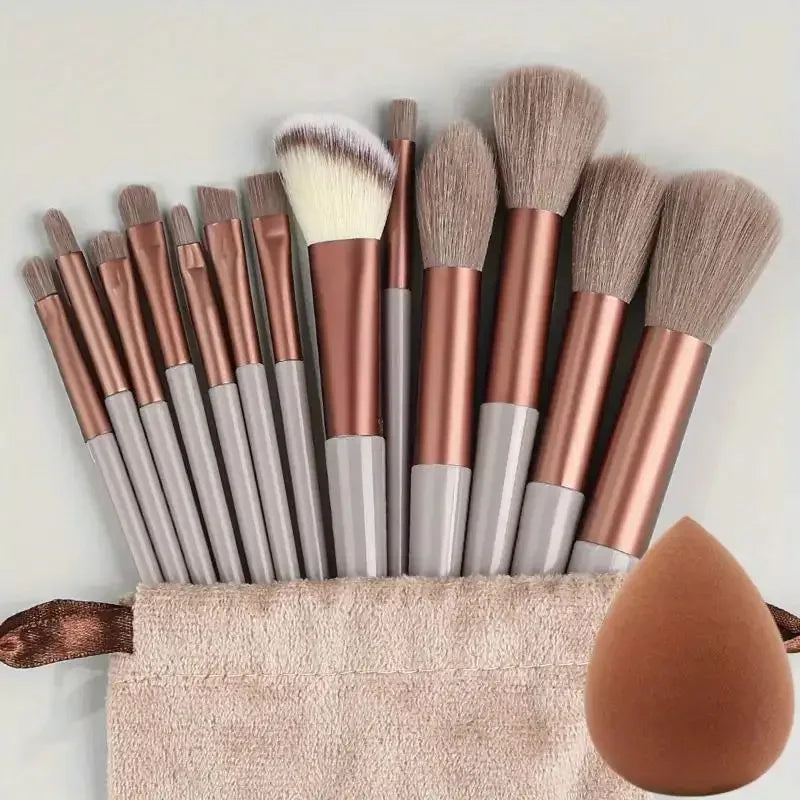 13pcs Premium Synthetic Nylon Makeup brush set