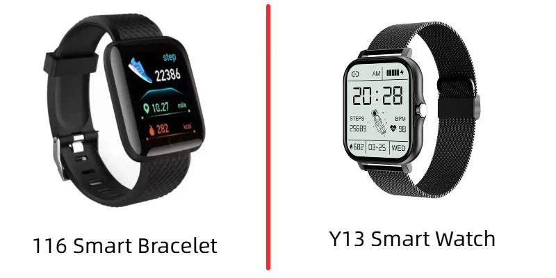 PHONEPACE Smart Fitness Tracker Bracelet with Color Screen Health Reminders Exercise Step Counting Information Notifications