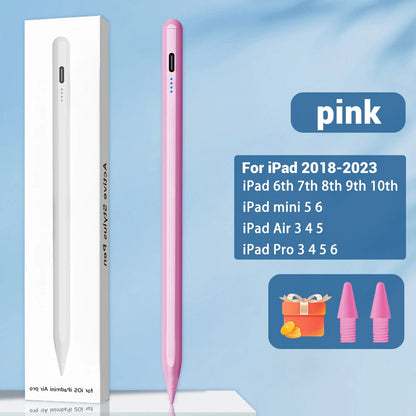 For iPad Pencil 2 1 Palm Rejection Power Display iPad Accessories iPad 2022 2021 2020 2019 2018 Pro 11 12.9 Air Mini Stylus Pen