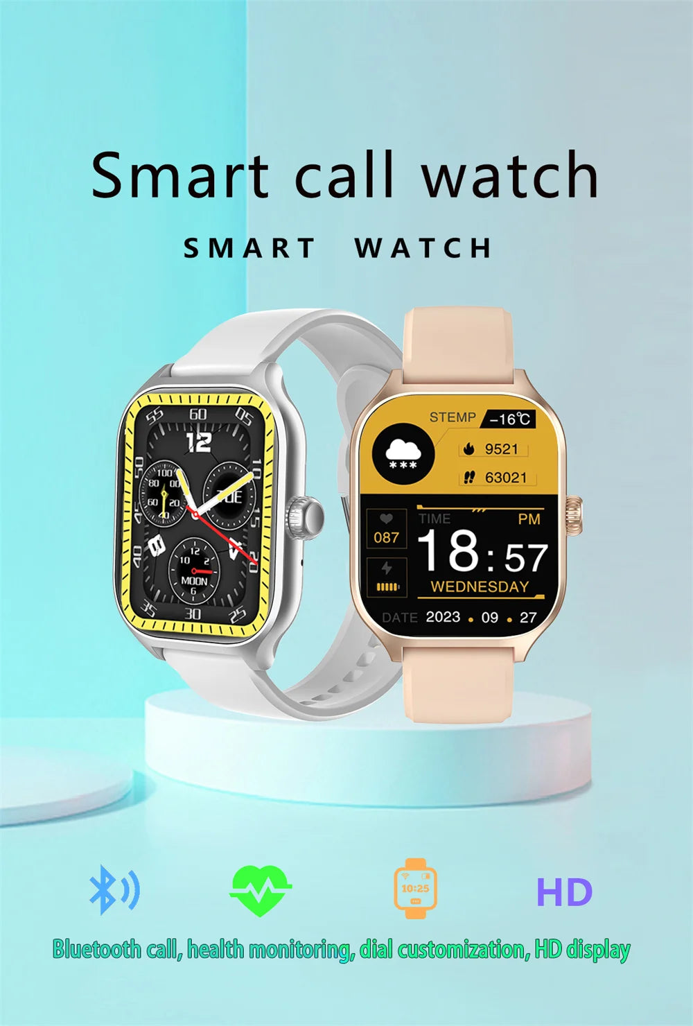 2026 New H9 and H6 Smartwatch Dial to Answer Calls Calorie Tracking Heart Rate Blood Oxygen Monitoring Bluetooth Smart Watch