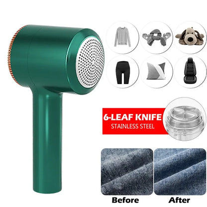 USB Rechargeable Lint & Fuzz Remover – Electric Clothes & Sweater Shaver