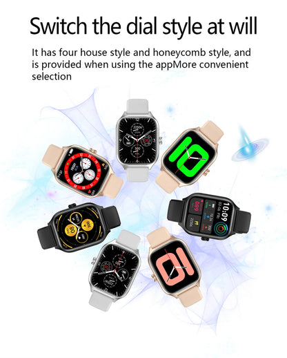 2026 New H9 and H6 Smartwatch Dial to Answer Calls Calorie Tracking Heart Rate Blood Oxygen Monitoring Bluetooth Smart Watch