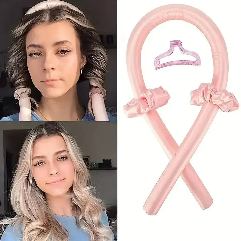 DIY Heatless Hair Curling Stick