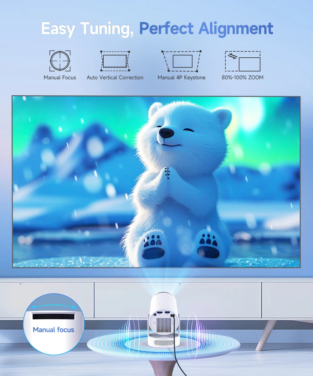 HY300 Pro+ 4k Projector