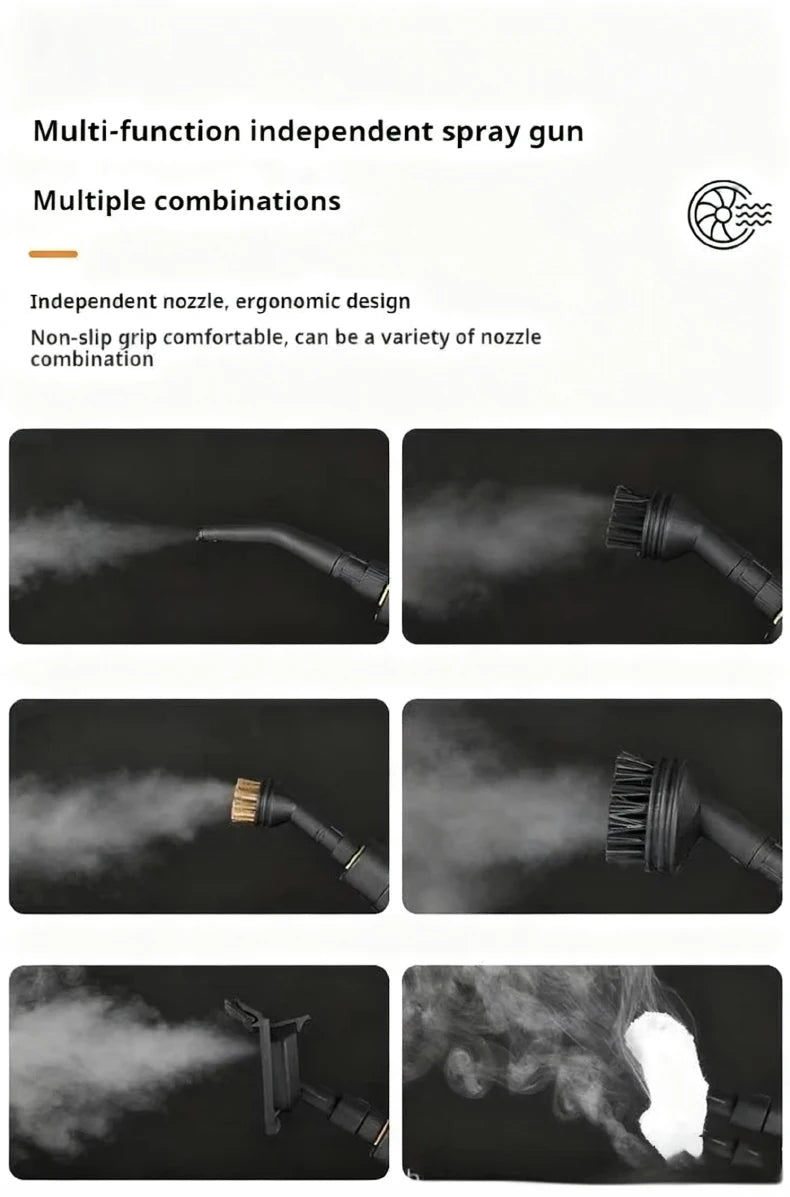 Steam Cleaner High Temperature Sterilization Air Conditioning Kitchen Hood Home /Car Steaming Cleaner 220V EU Plug