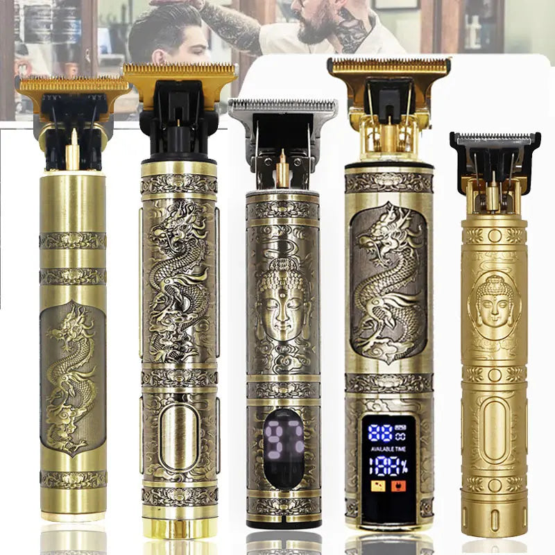 Vintage T9 Hair Clipper Beard Shaving Body Hair Trimmer Clippers Electric Men Haircut Machine 0mm Barber Shaver