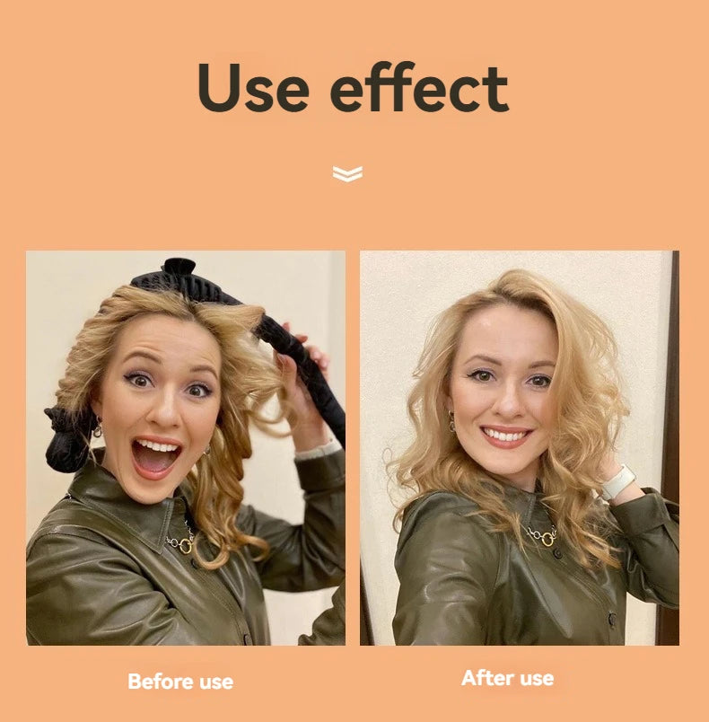 DIY Heatless Curling Stick Headband Set With Hairpin Lazy Curler Foam Sponge Curling Stick No Heat Hair Curler 21,163 Reviews 4