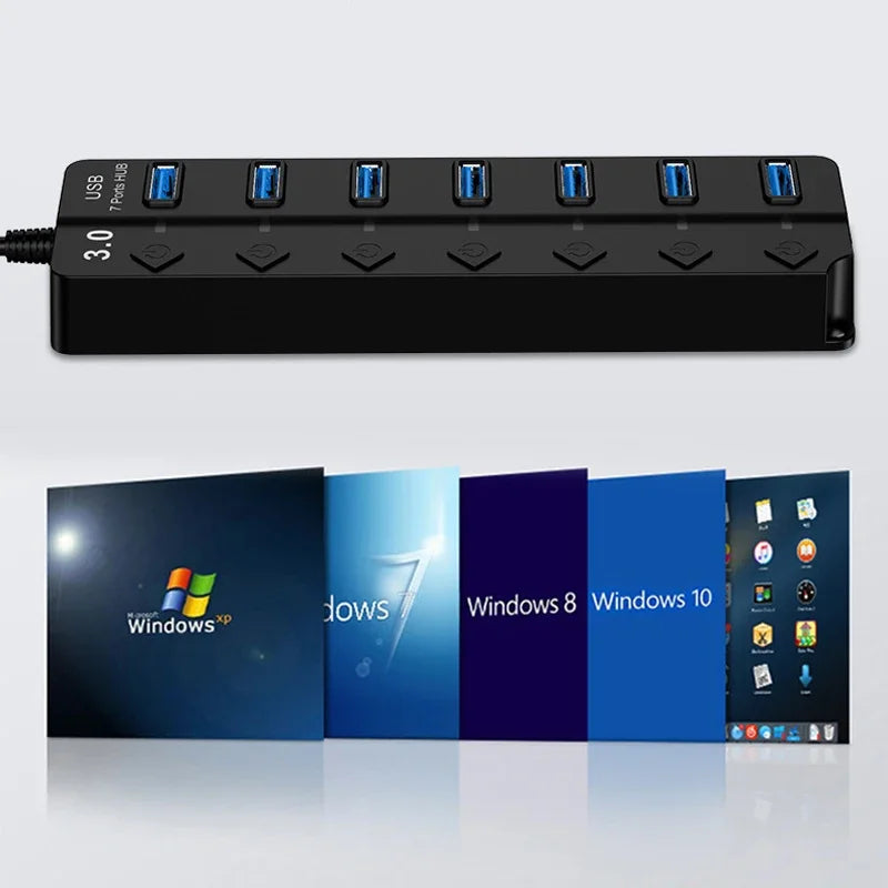 4/7 Port USB 3.0 Hub