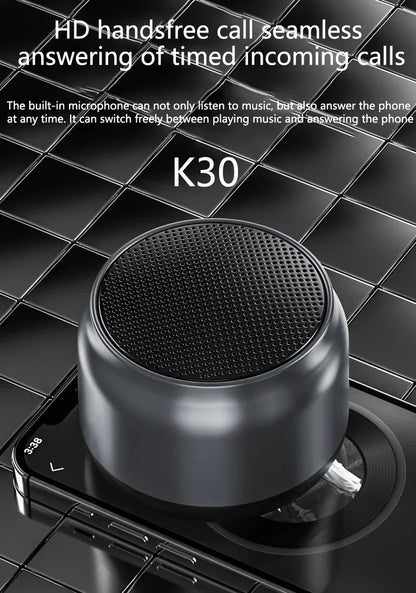 VIKEFON K30 Wireless Bluetooth Speaker Portable Mini Outdoor Wireless Speakers Music Surround Loudspeaker HD Voice Shocking Bass