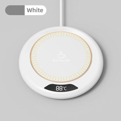 1PC Thermostatic Heating Coaster USB Home Heating Coaster 3-speed Adjustment Heating 55 Degrees Constant Temperature