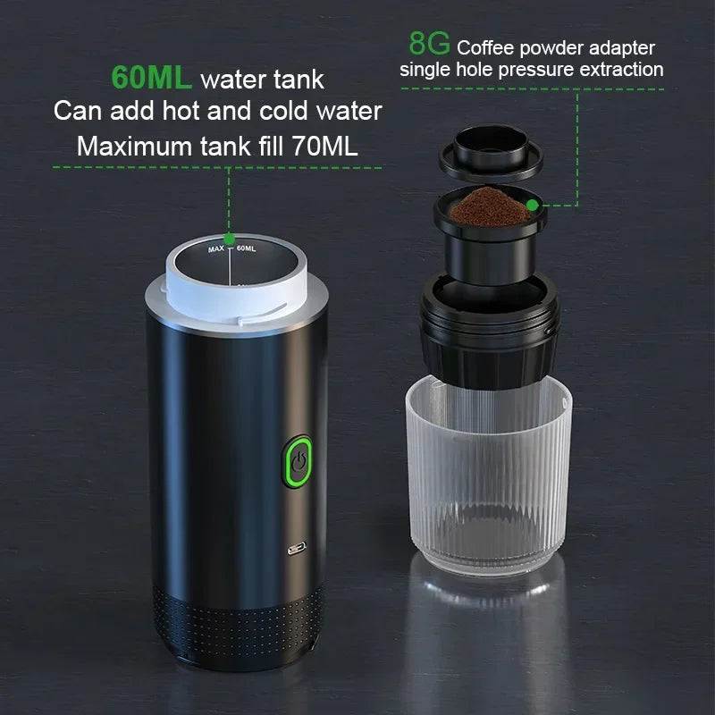 Wireless Electric Portable Espresso Machine