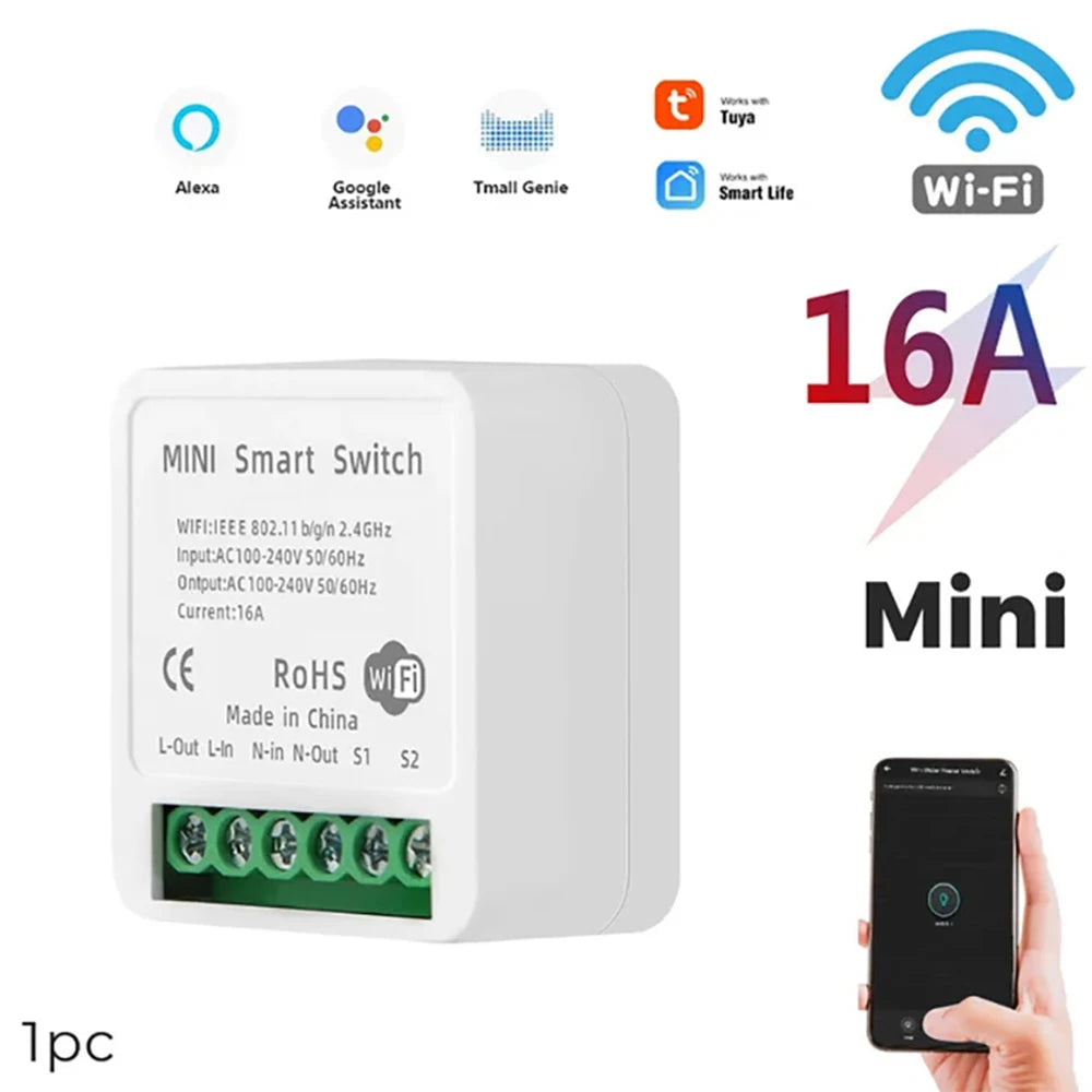 16A Mini Wifi Switch