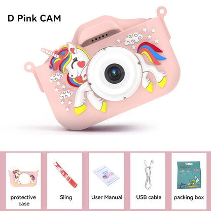 Christmas Children Camera HD 1080P Toddler Digital Video Camera 2.0inch Kids Camera with Silicone Cases Toys for Christmas Gifts