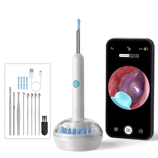 Smart Visual Ear Camera HD1080P 4.2MM WIFI Ear Pick Waterproof Ear Cleaner Endoscope Digital Ear Wax Removal Tool Ear Spoon Case