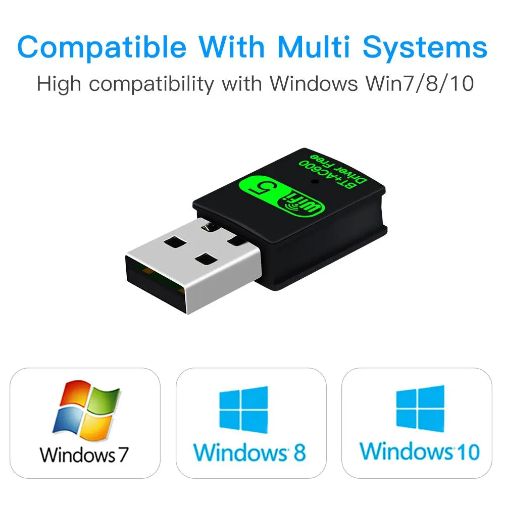 USB WiFi Bluetooth Adapter