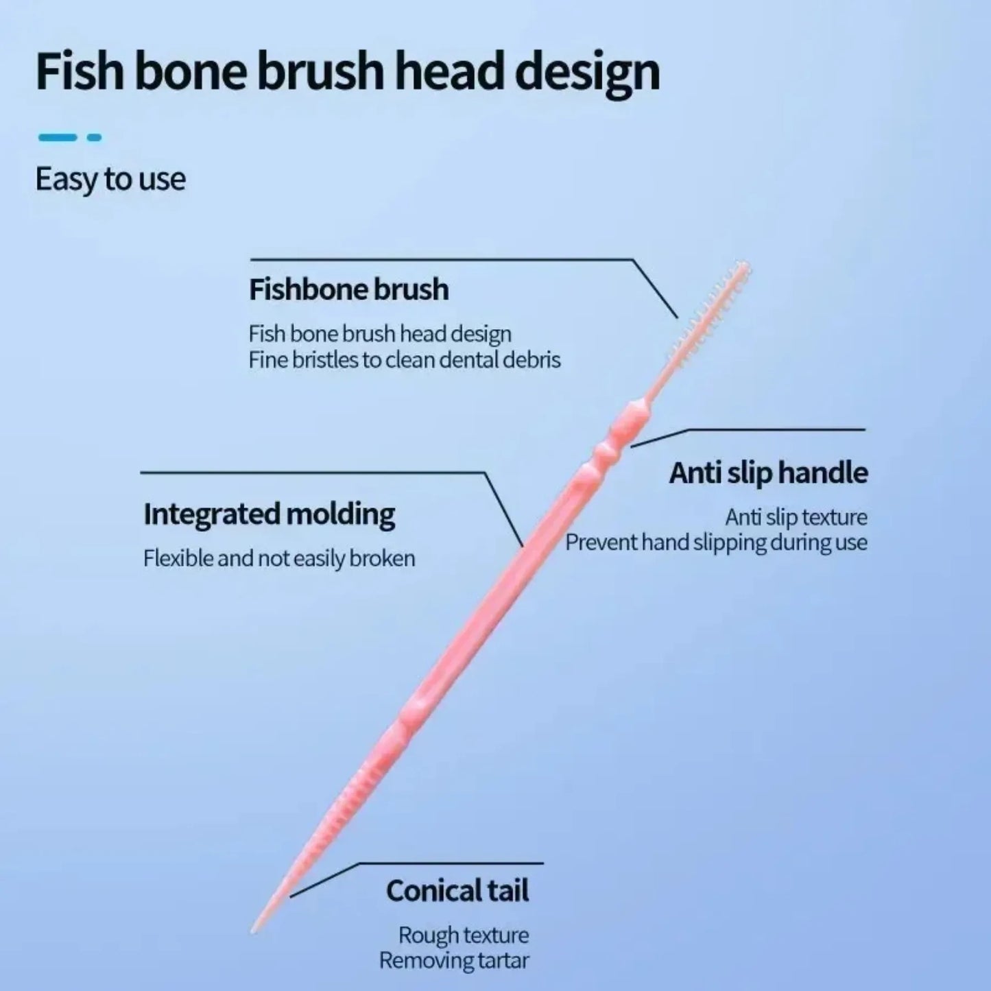 Portable ultra-fine toothpicks, disposable family box, double-head high-end personalized creative fruit sticks