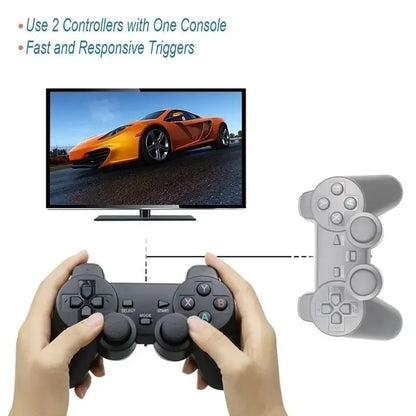 1-2PCS 2.4GHz Wireless Game Controller with Dual Shock - Universal USB Gamepad for PC/Android TV Box, Plug & Play