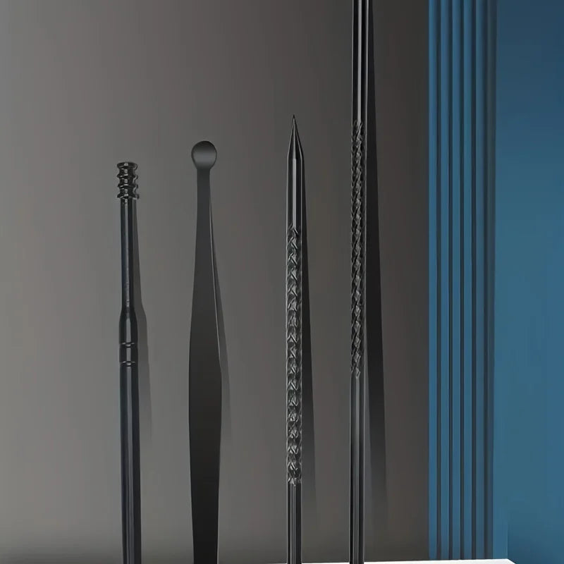 Deluxe Manicure & Pedicure Kit With Stainless Steel Nail Clippers, Cuticle Trimmer, And Dead Skin Remover - Includes Portable