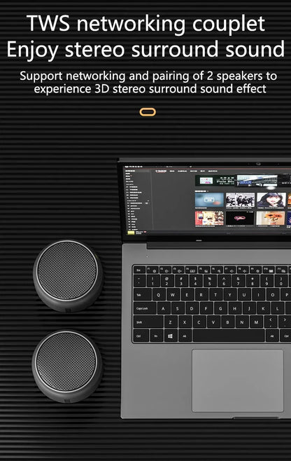 K30 Portable Bluetooth Wireless Speaker Waterproof USB Outdoor Loudspeaker Music Surround Bass Box Speakers For thinkplus IOS