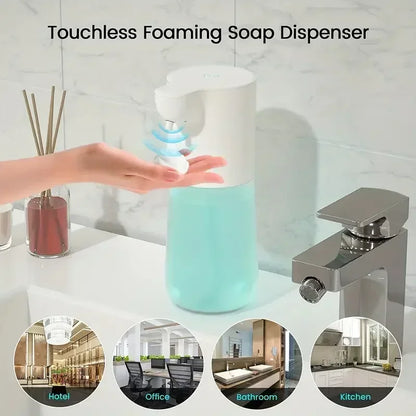 Automatic Soap Dispenser Soap Foam Dispenser Smart Sensor Soap Dispenser Contactless USB Charging 350ml Hand Sanitizer Machine