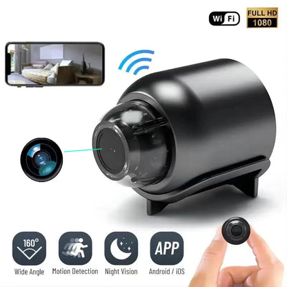 1080P HD Mini Camera Wifi IP Smart Home Indoor Night Vision AI Human Camcorder Audio Video Wireless Security Surveillance Camera