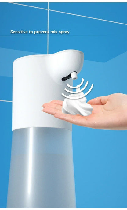 Automatic Soap Dispenser Soap Foam Dispenser Smart Sensor Soap Dispenser Contactless USB Charging 350ml Hand Sanitizer Machine