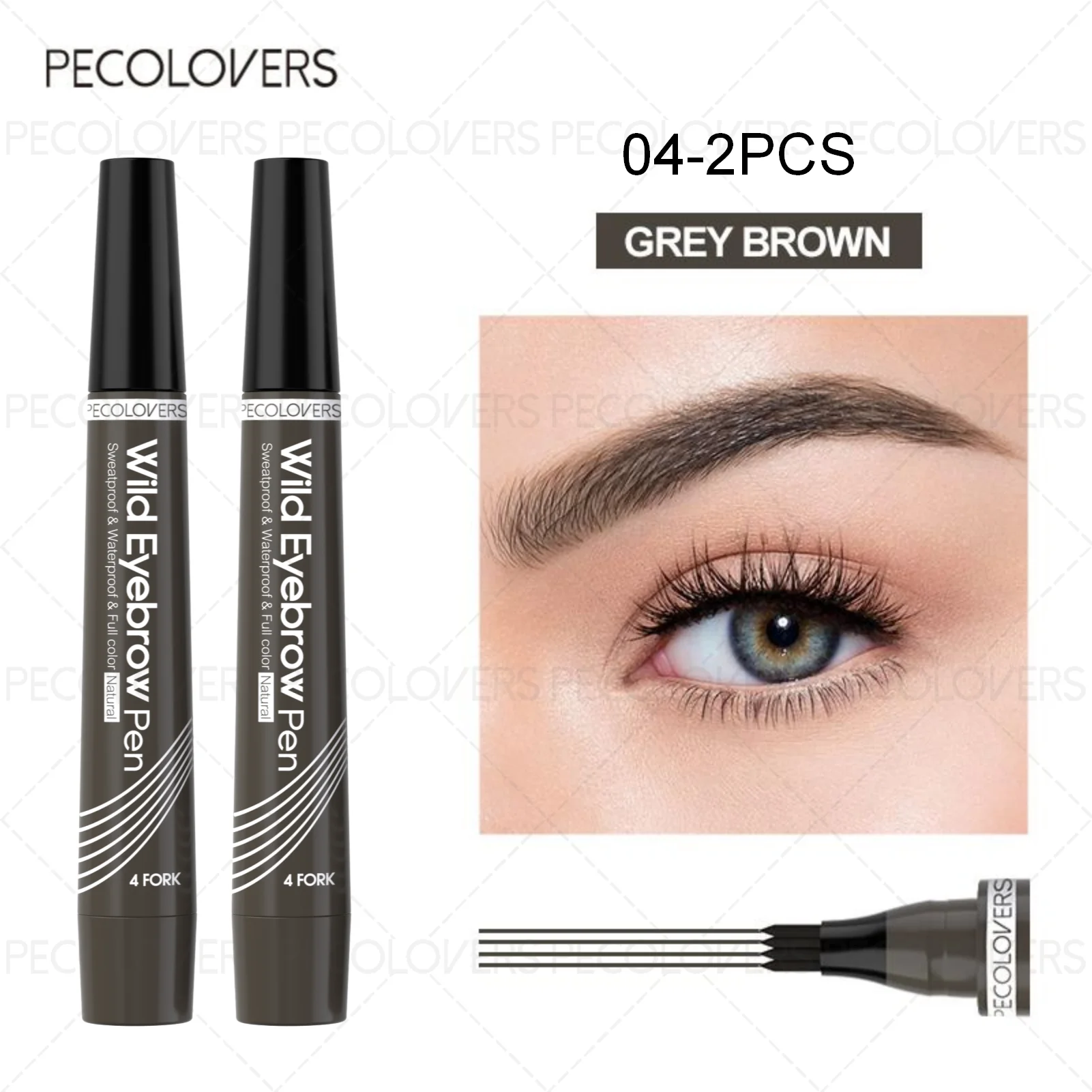 6 Colors 1pc Eyebrow Pen
